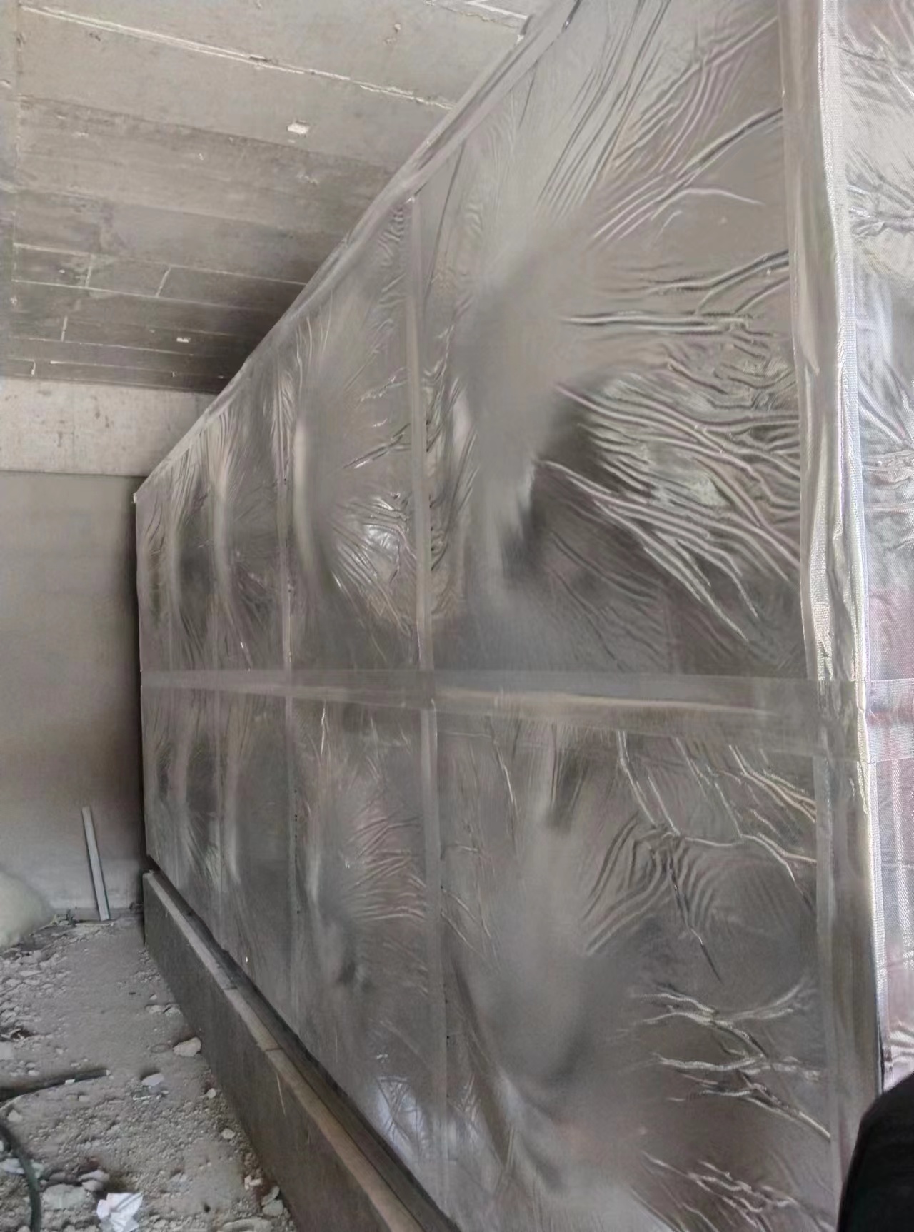 山东泰安55立方不锈钢保温水箱
